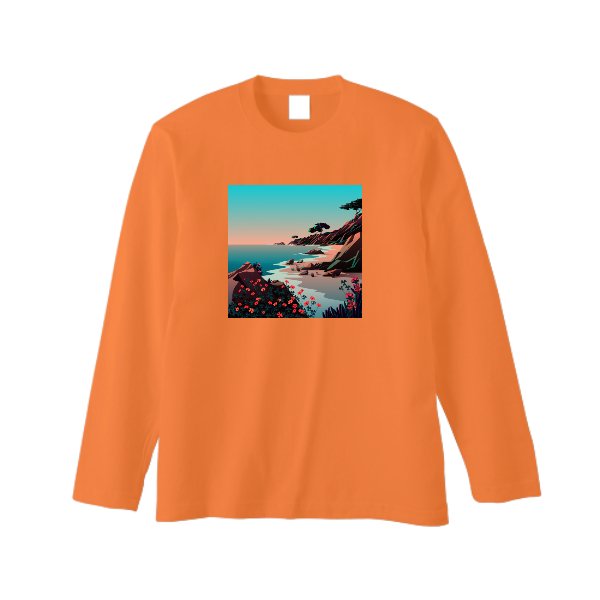 5.6オンス ヘビーウェイト長袖Tシャツ（リブ無し） - タカハマライフアート