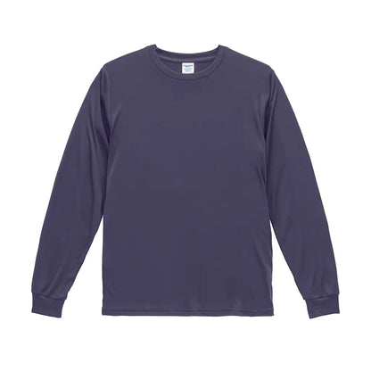 4.4オンス ドライスムース リサイクルポリエステル ロングスリーブ Tシャツ