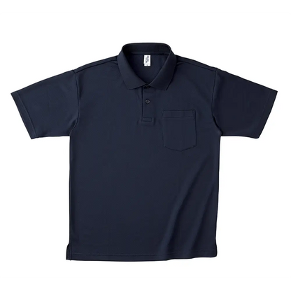 4.3オンス ポケット付き アクティブ ポロシャツ