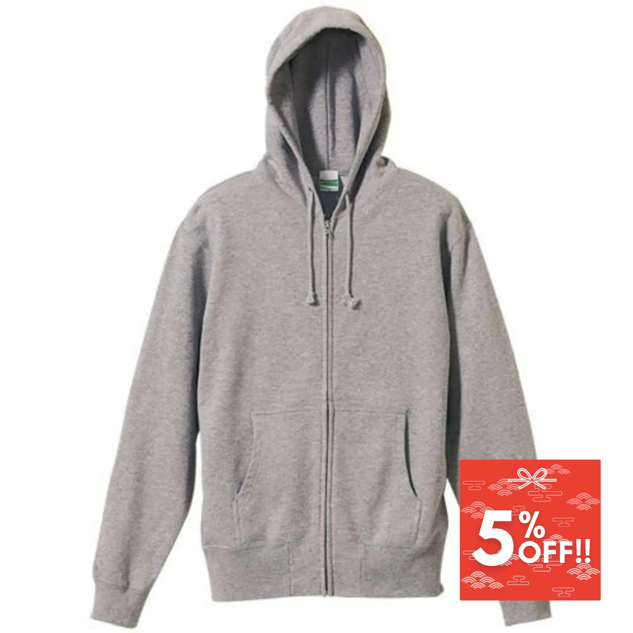 10.0オンス スウェット フルジップ パーカ（裏パイル）