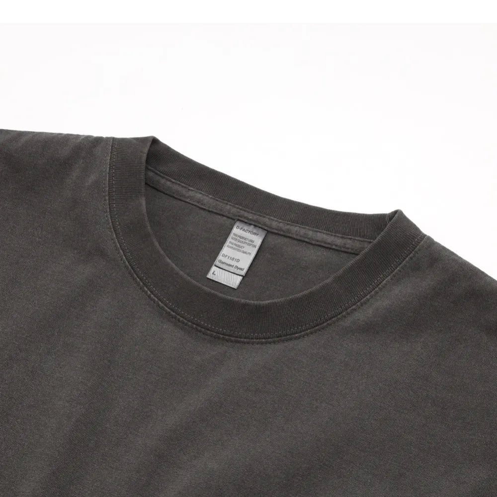 [D-FACTORY]6.6オンス プレミアムガーメントダイTシャツ