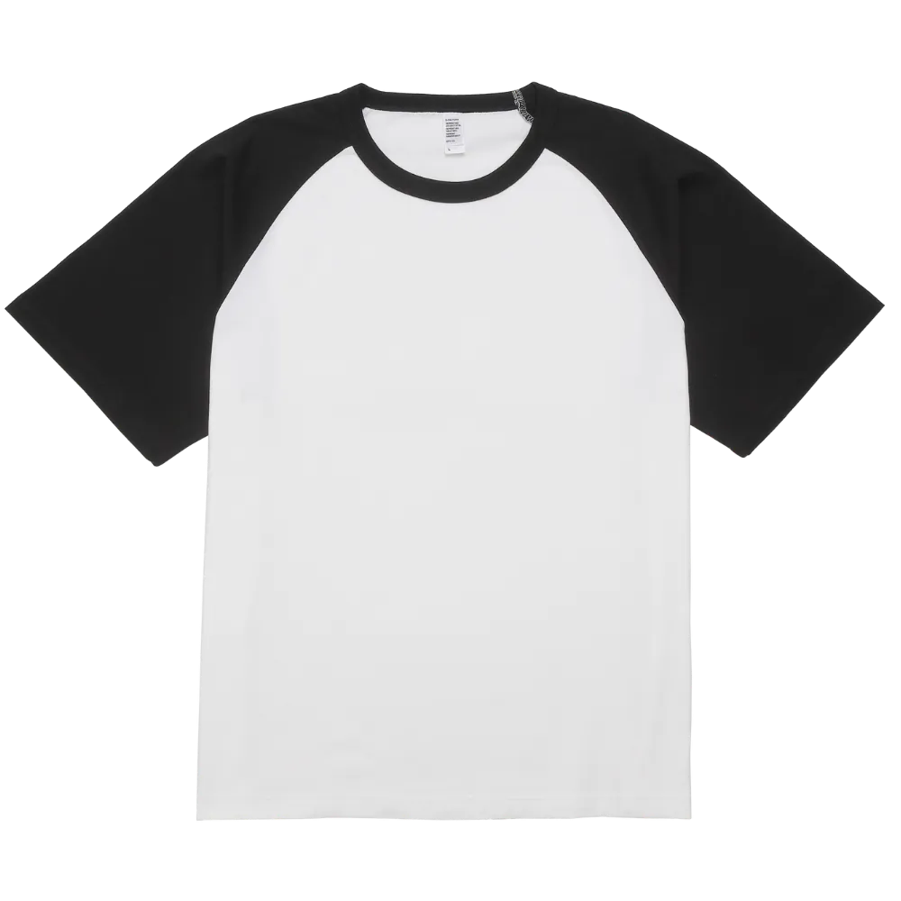 [D-FACTORY]6.6オンス プレミアムコンフォートラグランスリーブTシャツ