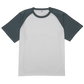 [D-FACTORY]6.6オンス プレミアムコンフォートラグランスリーブTシャツ