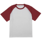[D-FACTORY]6.6オンス プレミアムコンフォートラグランスリーブTシャツ