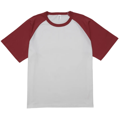 [D-FACTORY]6.6オンス プレミアムコンフォートラグランスリーブTシャツ