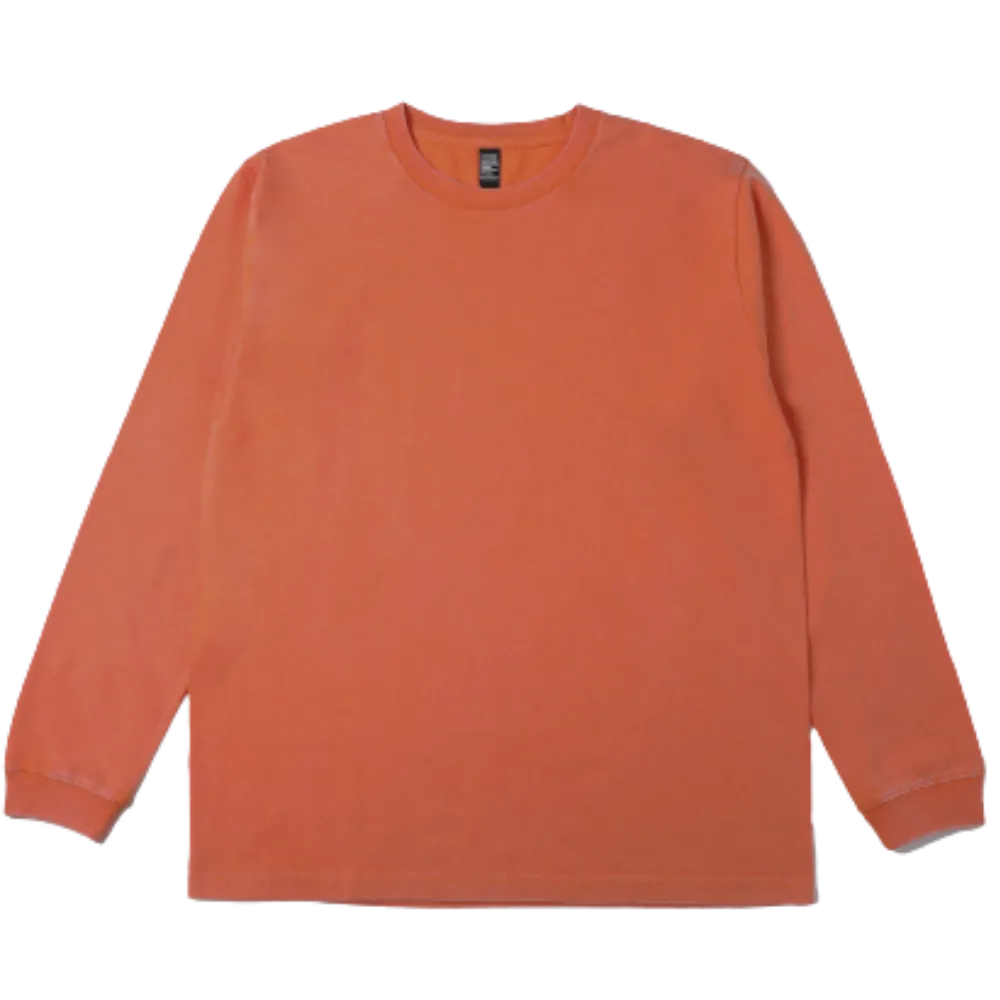 DF1201S 6.6オンス ロングスリーブヴィンテージTシャツ（1.6インチリブ）
