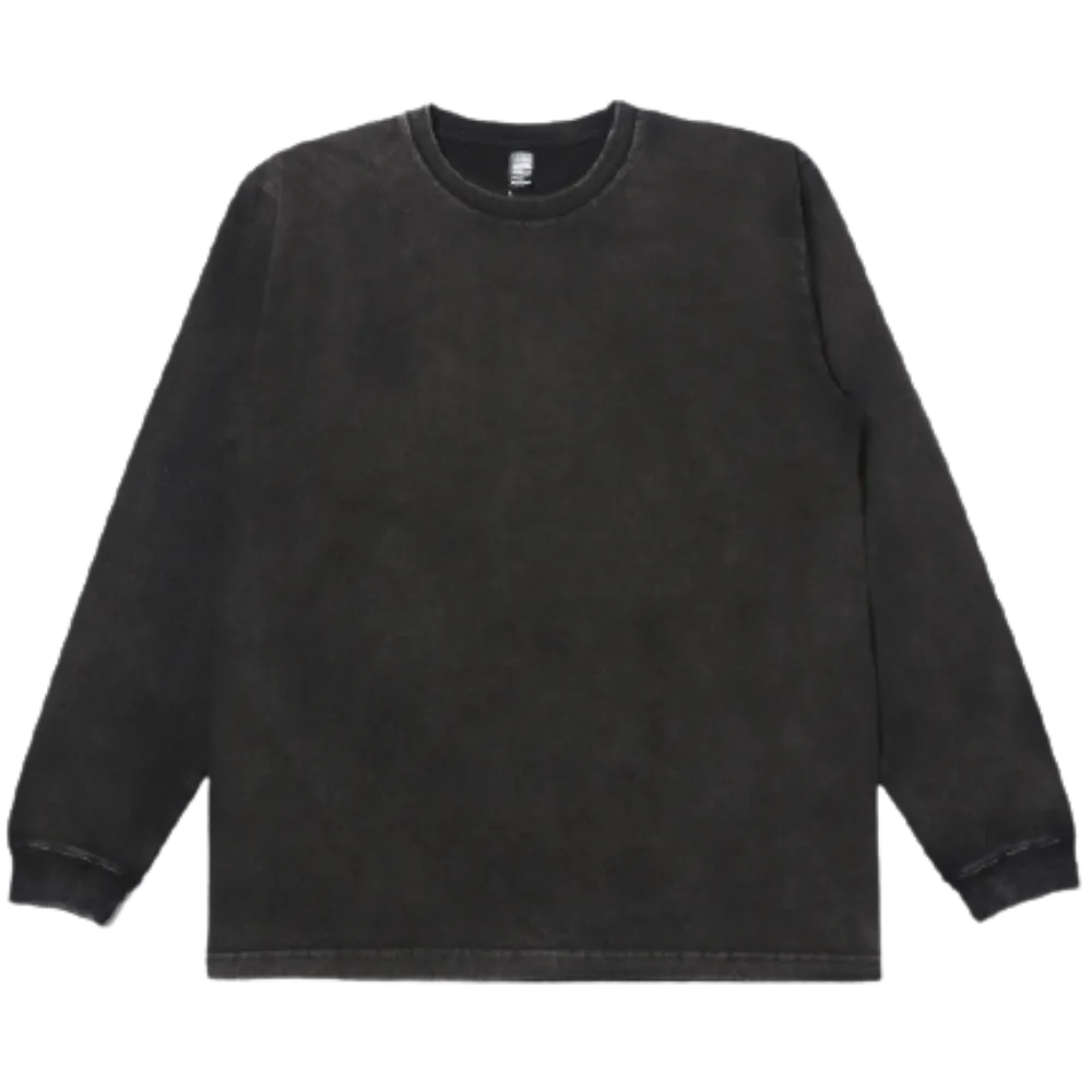 DF1201S 6.6オンス ロングスリーブヴィンテージTシャツ（1.6インチリブ）