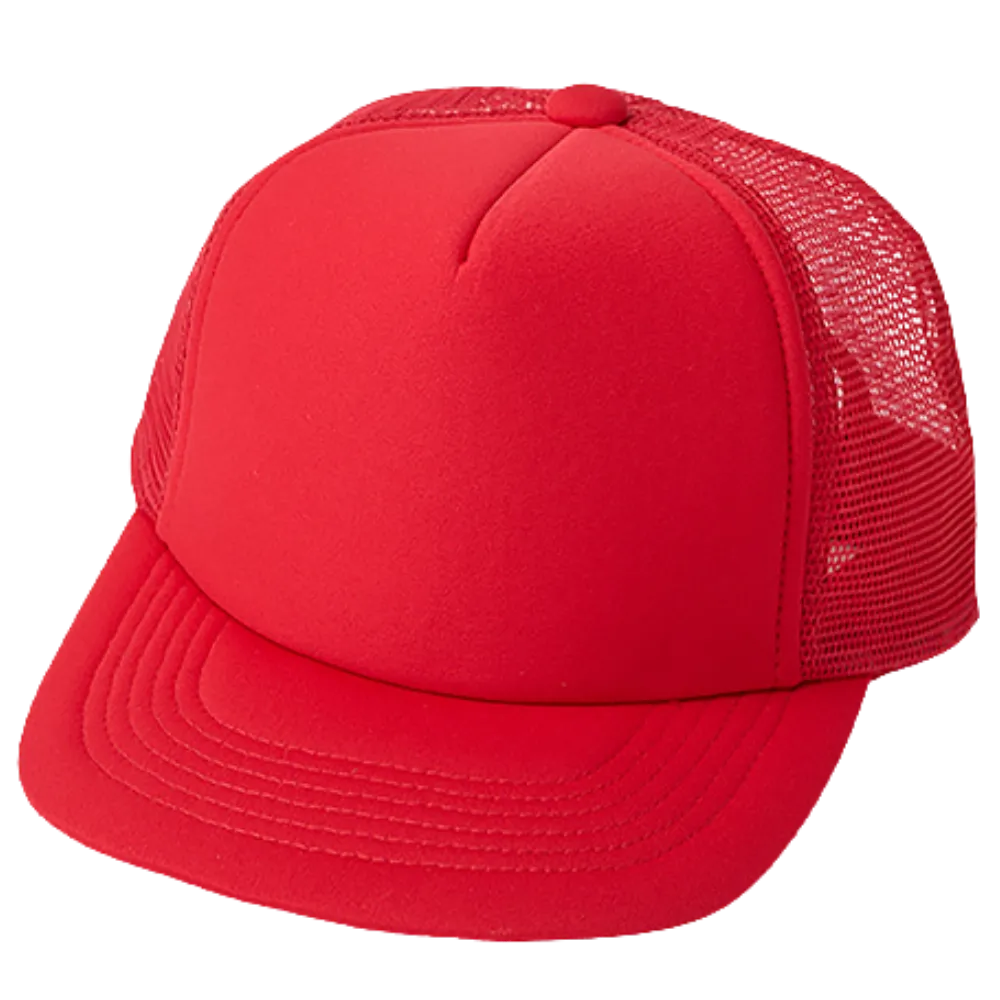 フラットバイザーメッシュキャップ