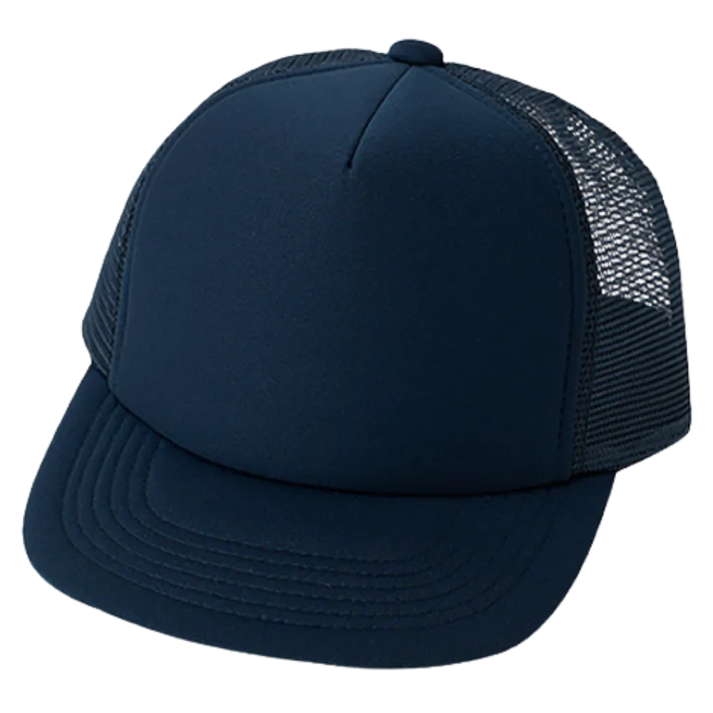 フラットバイザーメッシュキャップ