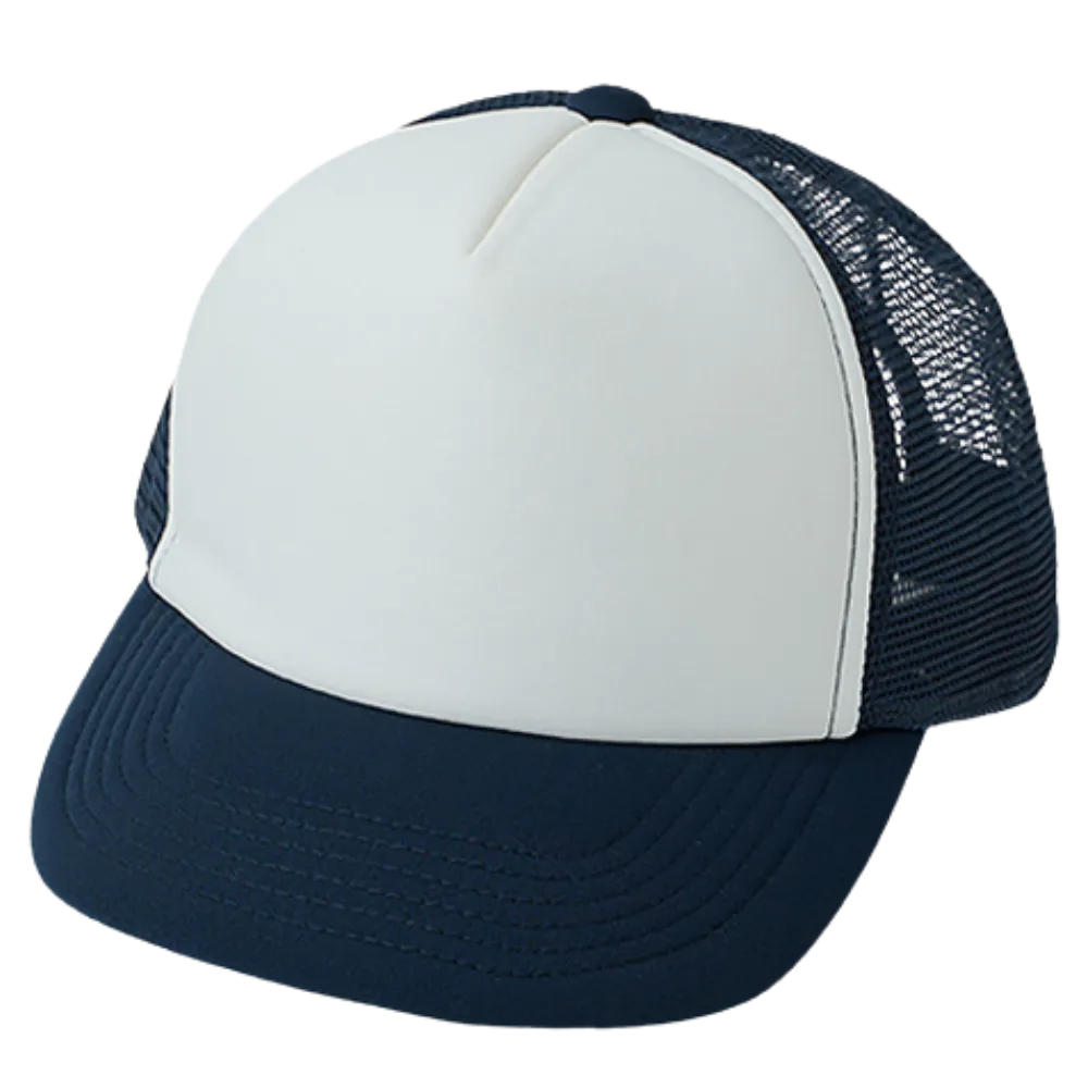 フラットバイザーメッシュキャップ