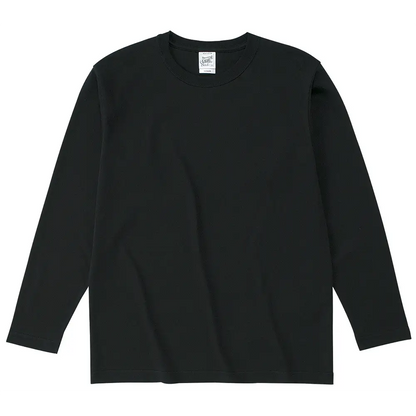 オープンエンドマックスウェイトロングスリーブTシャツ（袖リブ無し）