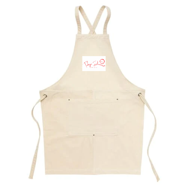 ウォッシュ　キャンバス＆ツイル　エプロン(クロスタイプ)