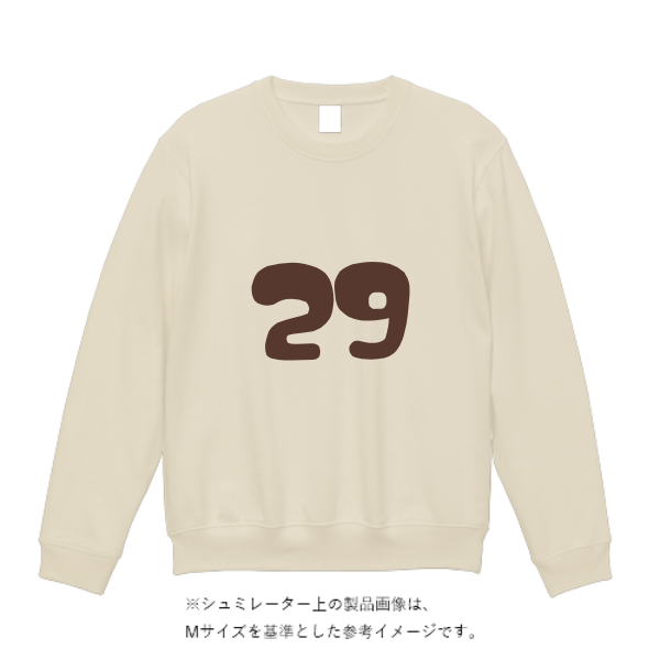 8.4オンス クルーネックライトトレーナー