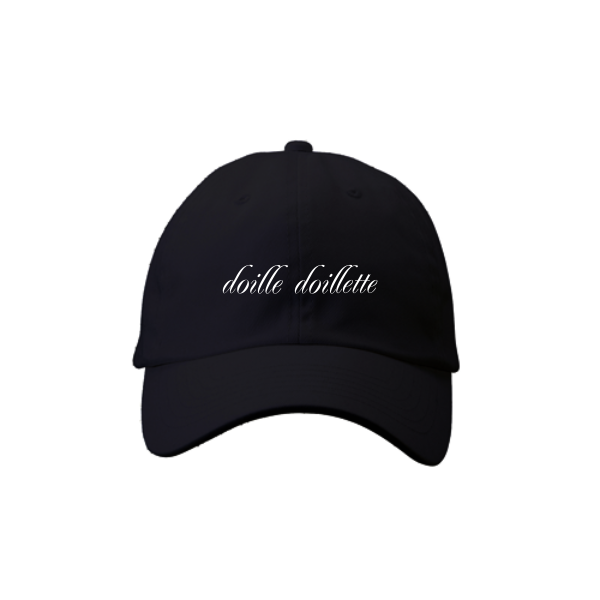 【刺繍】コットン ツイル ロー キャップ