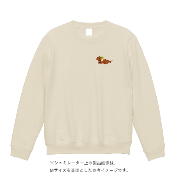 8.4オンス クルーネックライトトレーナー