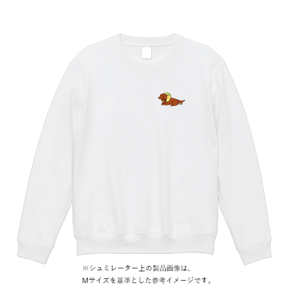 8.4オンス クルーネックライトトレーナー