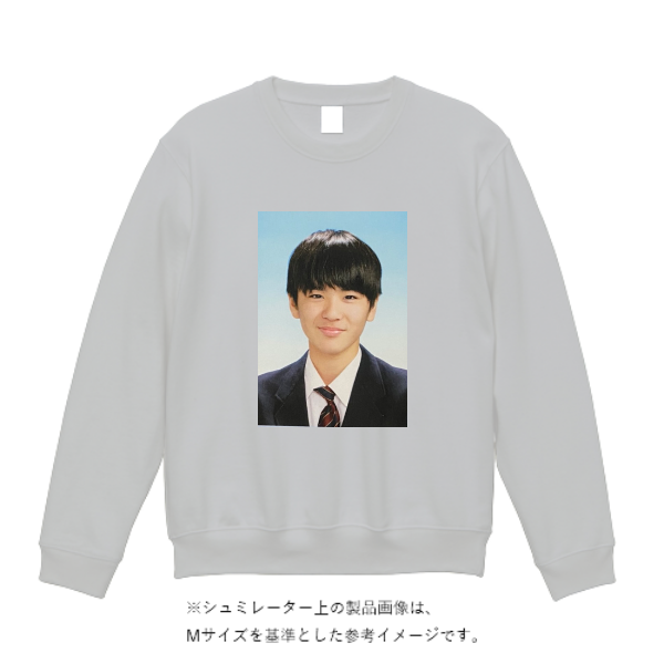 8.4オンス クルーネックライトトレーナー