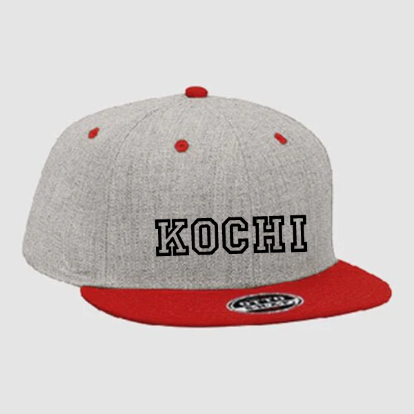 【刺繍】OTTO ヘザーウールブレンド フラットバイザーキャップ(スナップバック)