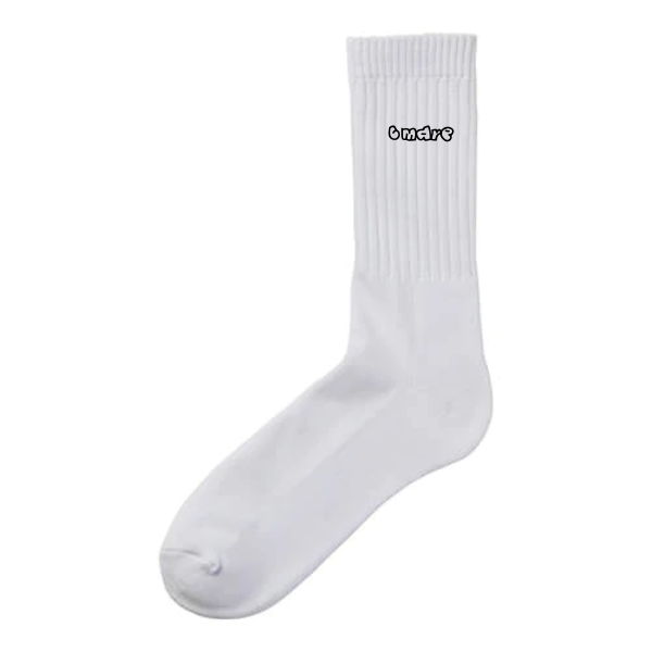 【ネーム刺繍】クルーソックス