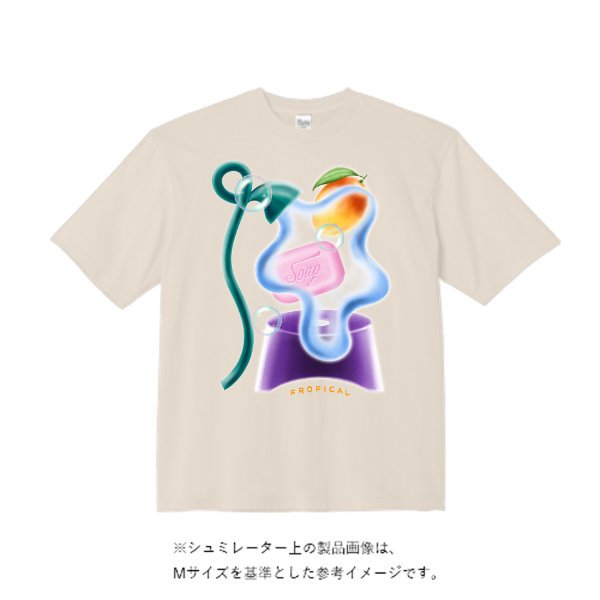 9.1オンス マグナムウェイト ビッグシルエット Tシャツ