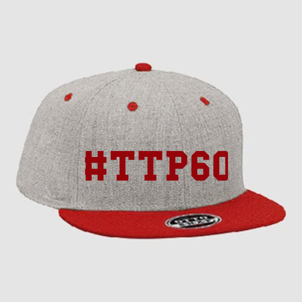 【刺繍】OTTO ヘザーウールブレンド フラットバイザーキャップ(スナップバック)