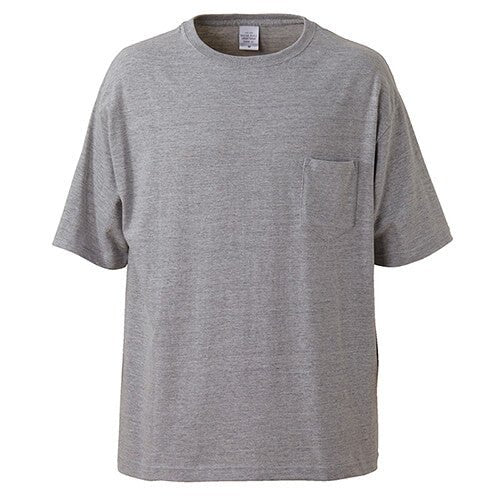【刺繍】5.6オンス ビッグシルエットTシャツ（ポケット付） - タカハマライフアート
