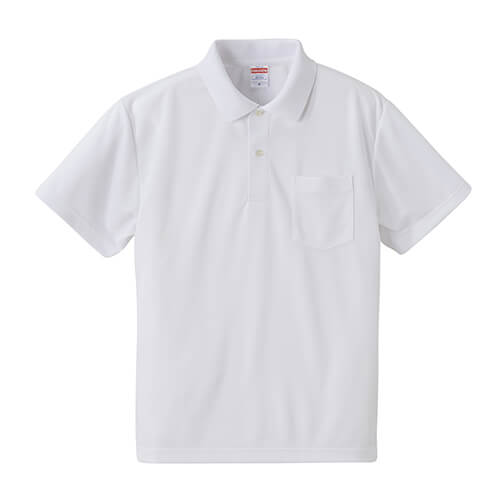 4.1オンス ドライアスレチック ポロシャツ（ポケット付）