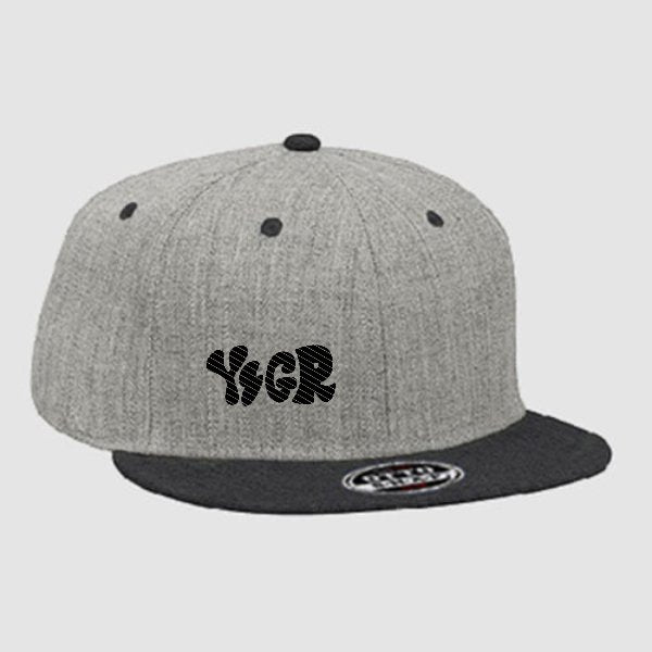 【刺繍】OTTO ヘザーウールブレンド フラットバイザーキャップ(スナップバック) - タカハマライフアート