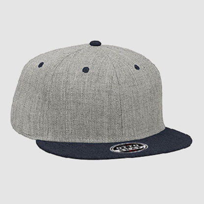 【刺繍】OTTO ヘザーウールブレンド フラットバイザーキャップ(スナップバック) - タカハマライフアート