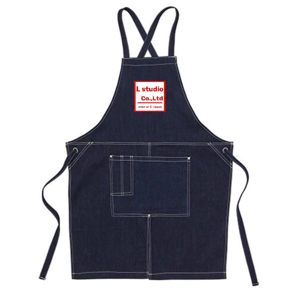 ウォッシュ　キャンバス＆ツイル　エプロン(クロスタイプ) - タカハマライフアート