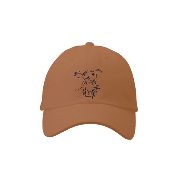 【刺繍】コットン ツイル ロー キャップ - タカハマライフアート