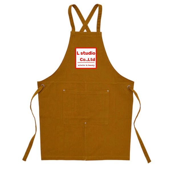 ウォッシュ　キャンバス＆ツイル　エプロン(クロスタイプ) - タカハマライフアート