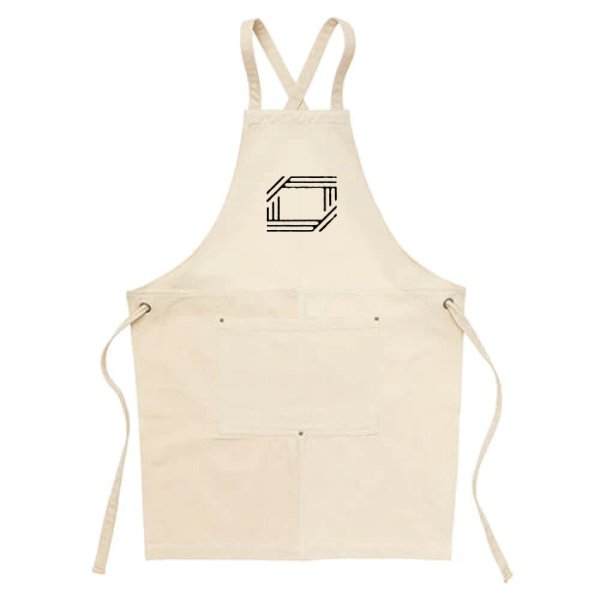 ウォッシュ　キャンバス＆ツイル　エプロン(クロスタイプ) - タカハマライフアート