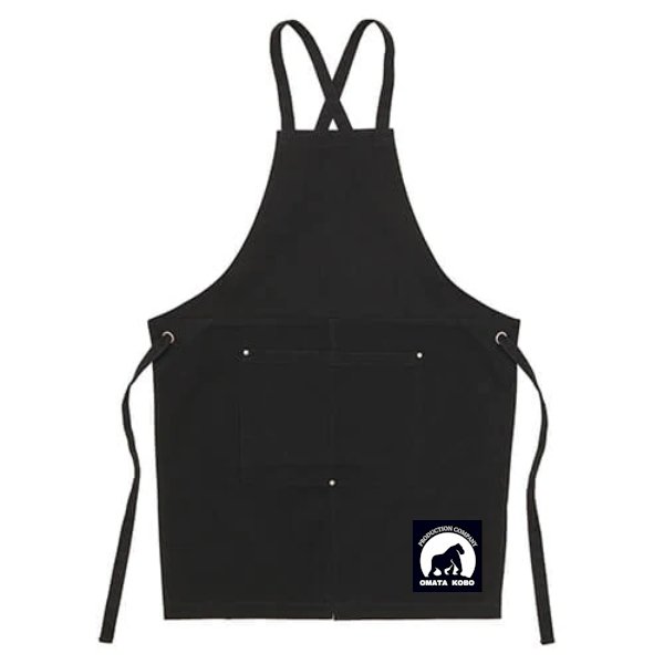 ウォッシュ　キャンバス＆ツイル　エプロン(クロスタイプ) - タカハマライフアート