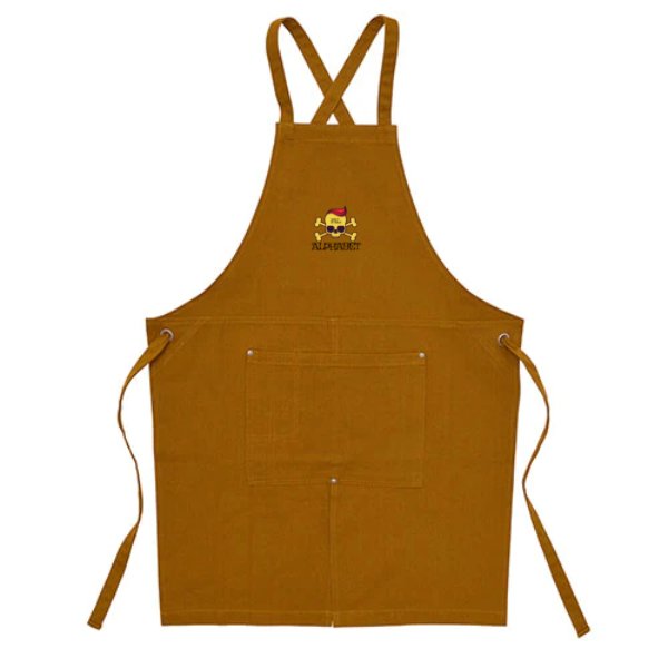 ウォッシュ　キャンバス＆ツイル　エプロン(クロスタイプ) - タカハマライフアート